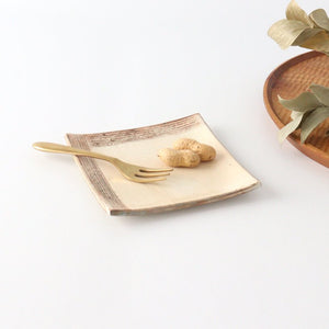Furutani Seitosho Square Desert Plate 12cm/4.7in-Detail7