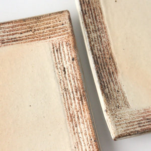 Furutani Seitosho Square Desert Plate 12cm/4.7in-Detail8