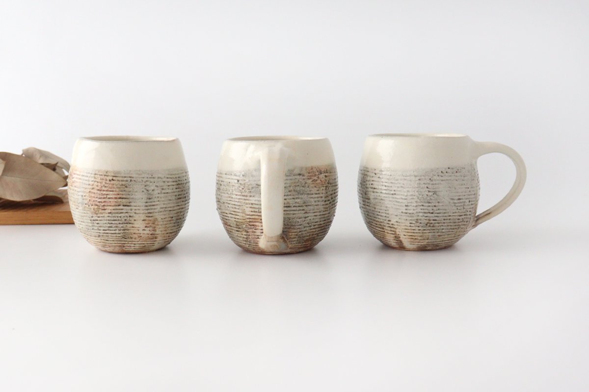 Furutani Seitosho Egg Mug Horizontal-lines