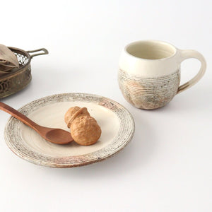 Furutani Seitosho Lined-rimmed Round Plate-Detail2