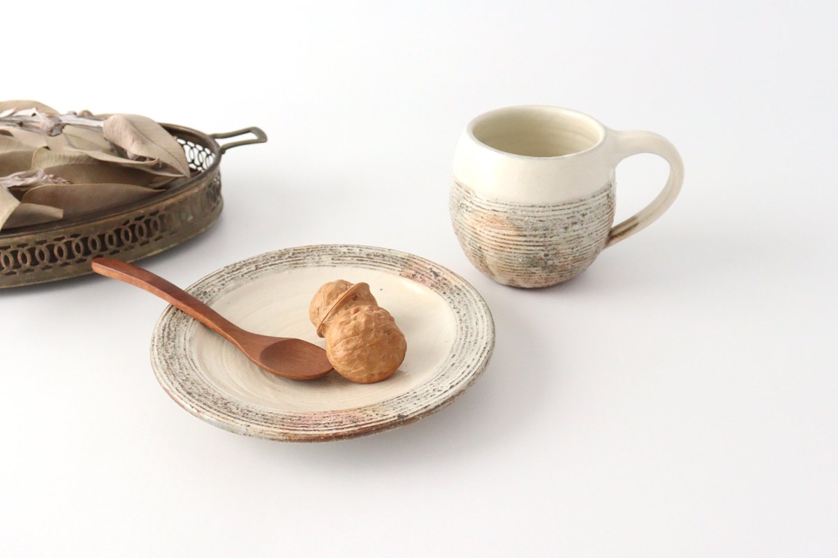Furutani Seitosho Lined-rimmed Round Plate