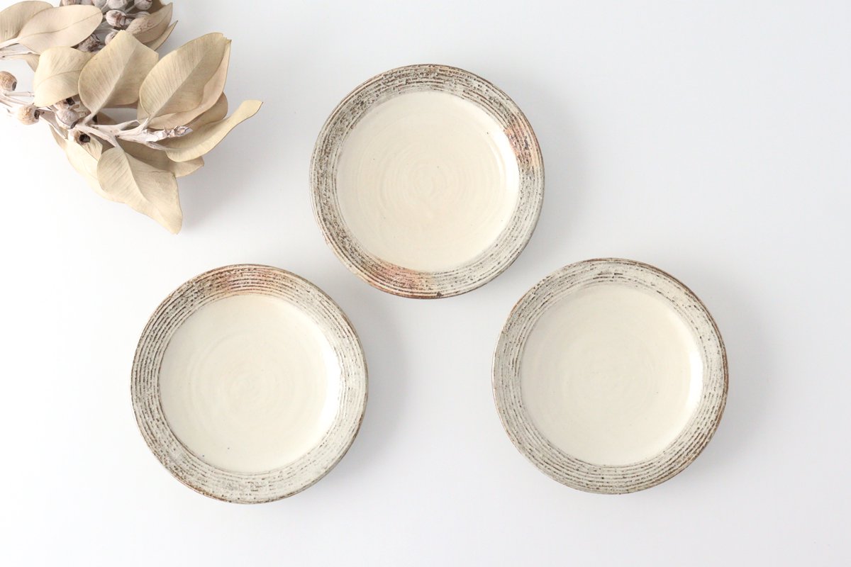 Furutani Seitosho Lined-rimmed Round Plate-Detail11
