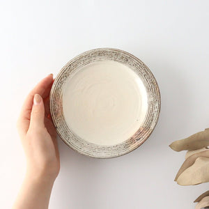 Furutani Seitosho Lined-rimmed Round Plate-Detail3