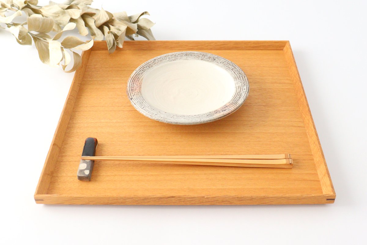 Furutani Seitosho Lined-rimmed Round Plate