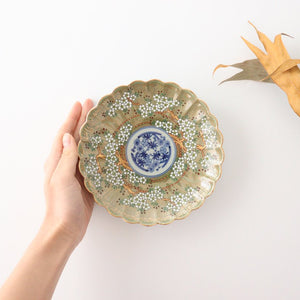 Rinkurou Kiln Round Plate Old Imari Sakura Tree Pattern 15cm/5.9in | Hasami Ware-Detail5
