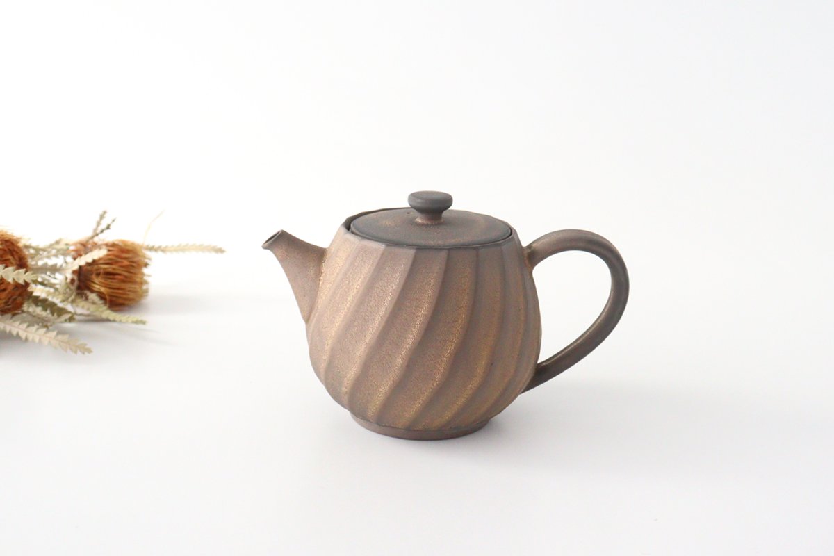 Sucre Japanese Teapot Bronze | Kyusu Hasami Ware