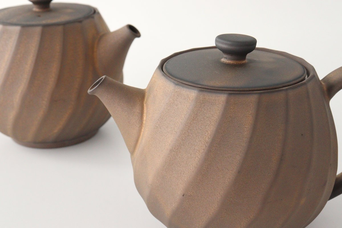 Sucre Japanese Teapot Bronze | Kyusu Hasami Ware