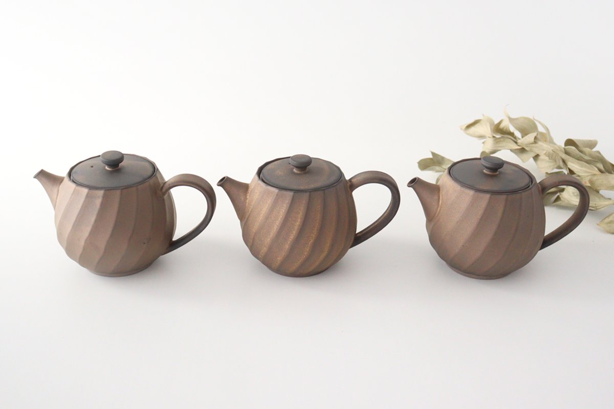 Sucre Japanese Teapot Bronze | Kyusu Hasami Ware