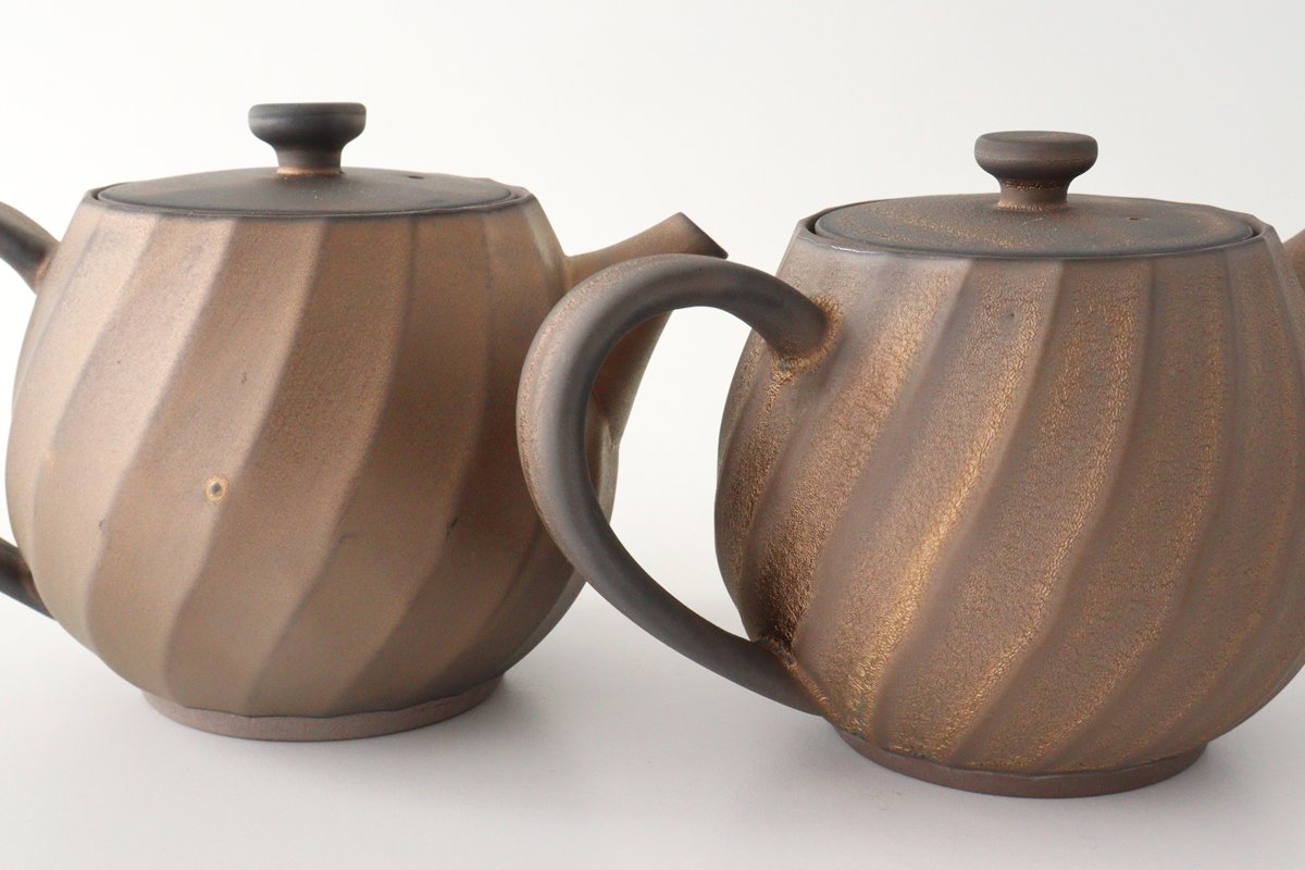 Sucre Japanese Teapot Bronze | Kyusu Hasami Ware