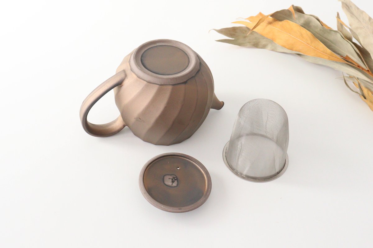 Sucre Japanese Teapot Bronze | Kyusu Hasami Ware