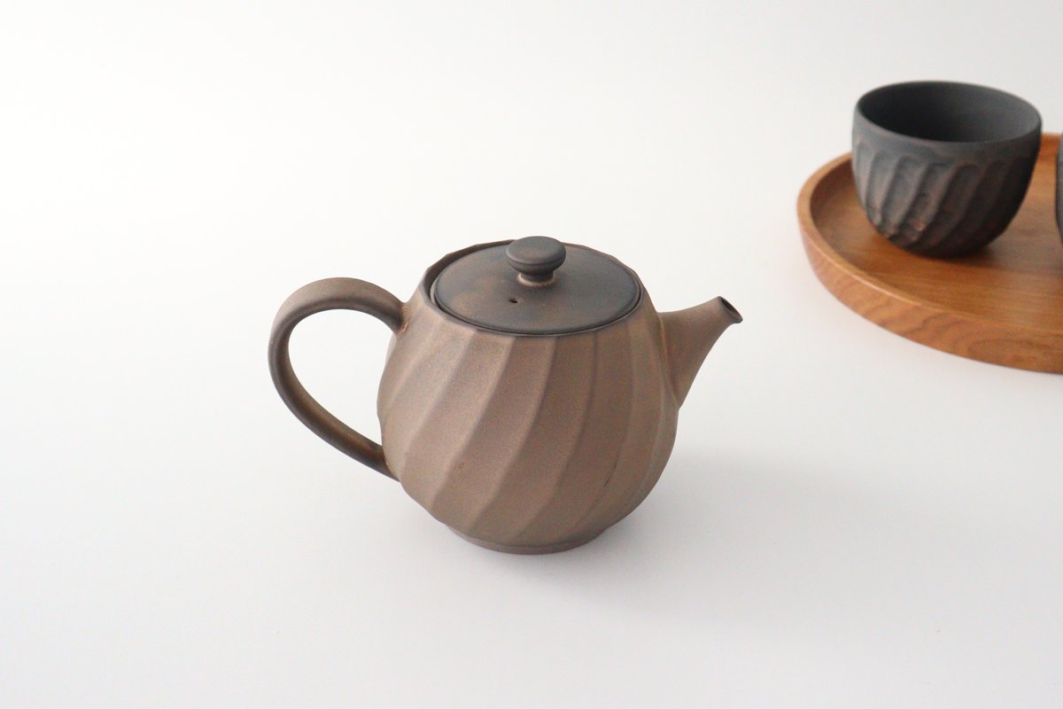 Sucre Japanese Teapot Bronze | Kyusu Hasami Ware