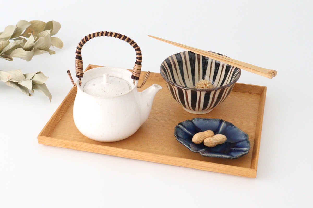 Japanese Teapot White | Kyusu Mino Ware