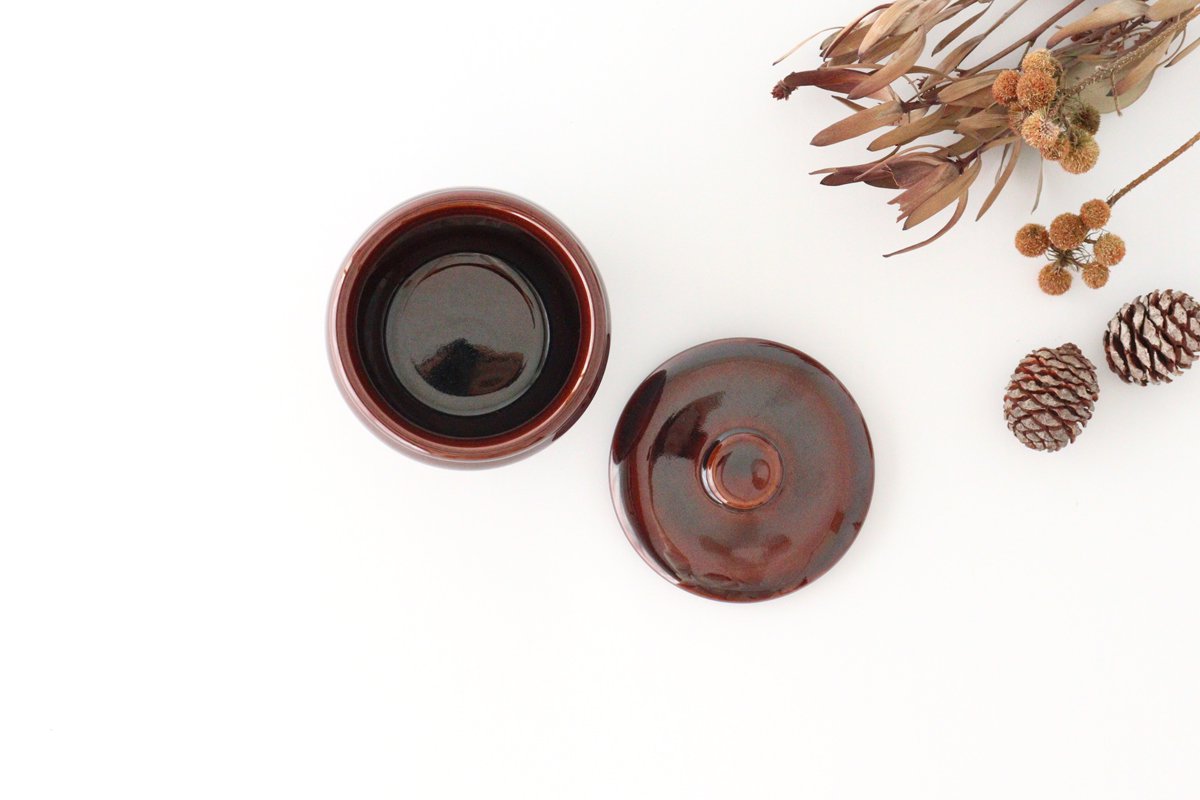 Small pot tea pottery Mino ware