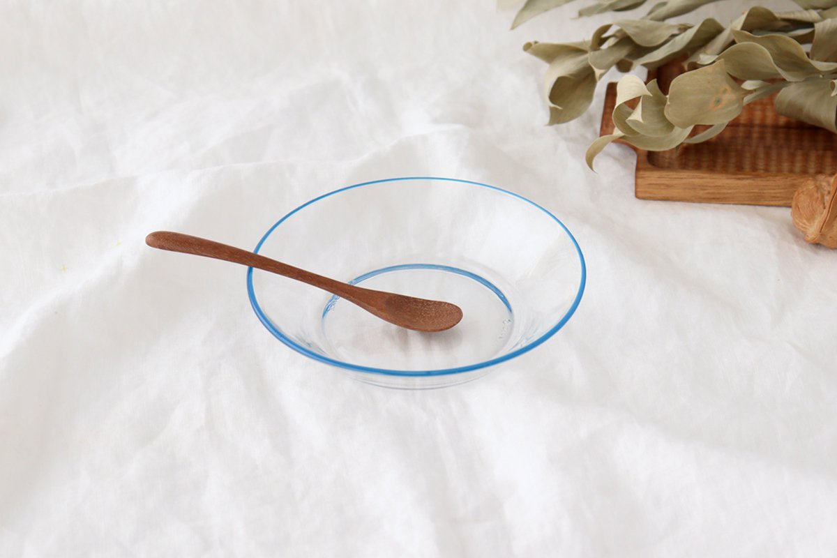 POTPURRI bitte Deep Glass Plate Blue 14.5㎝/5.7in
