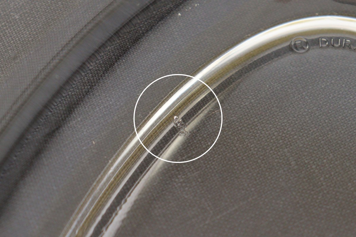POTPURRI bitte Oval Glass Plate Yellow 26㎝/10.2in