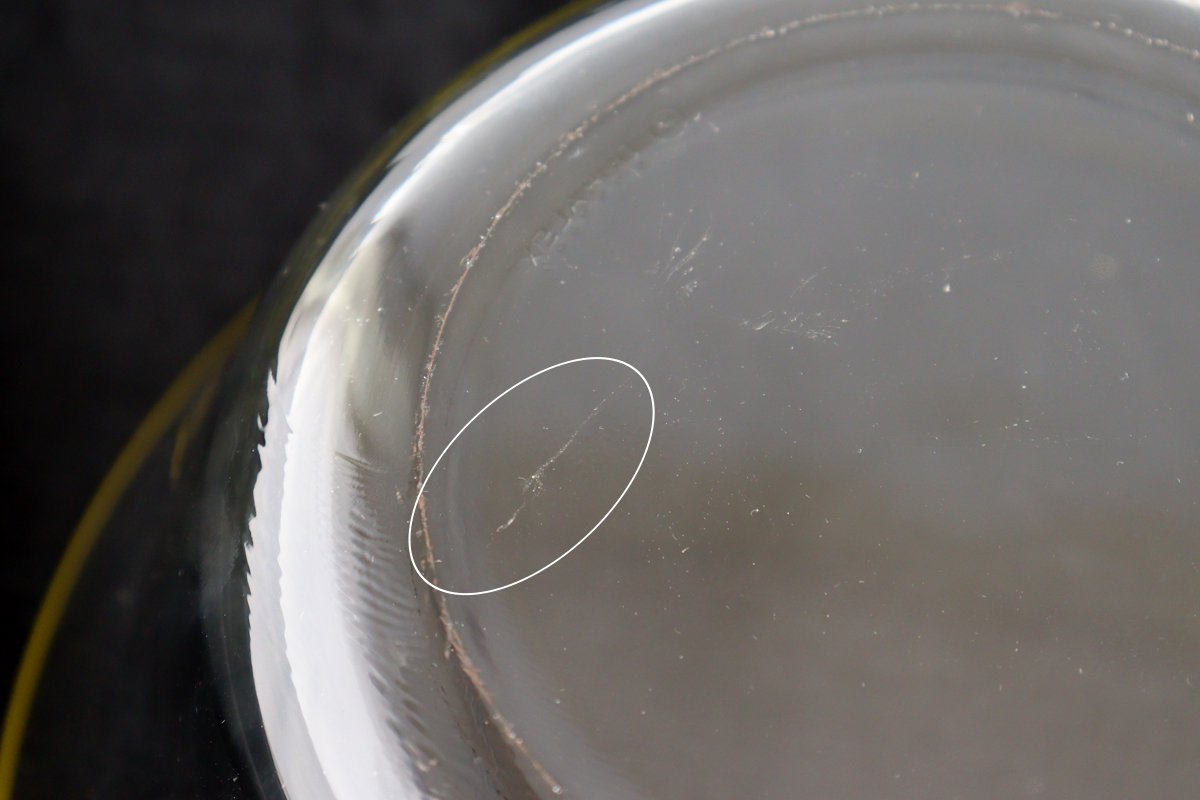 POTPURRI bitte Deep Glass Bowl Yellow 17㎝/6.7in | Serving Bowl