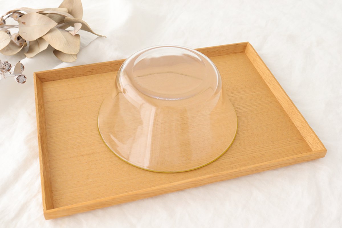 POTPURRI bitte Deep Glass Bowl Yellow 17㎝/6.7in | Serving Bowl