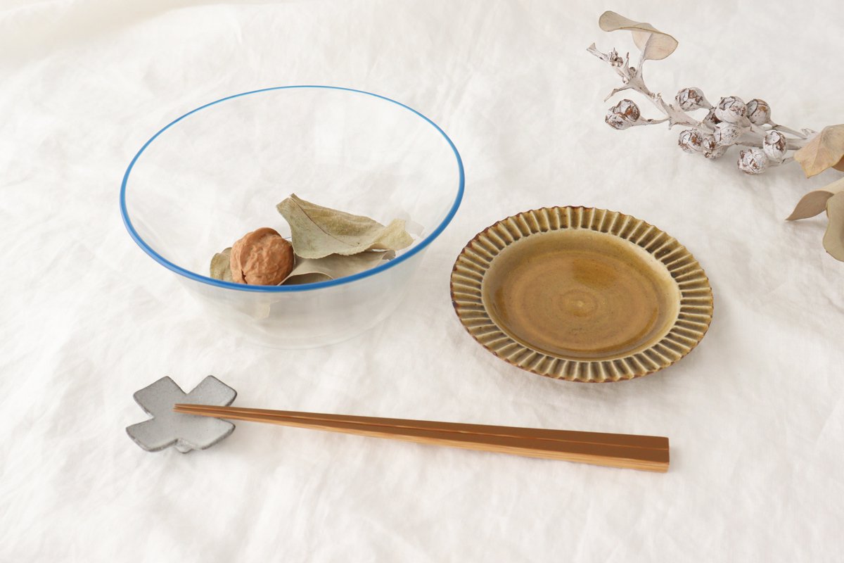 POTPURRI bitte Deep Glass Bowl Blue 17㎝/6.7in | Serving Bowl