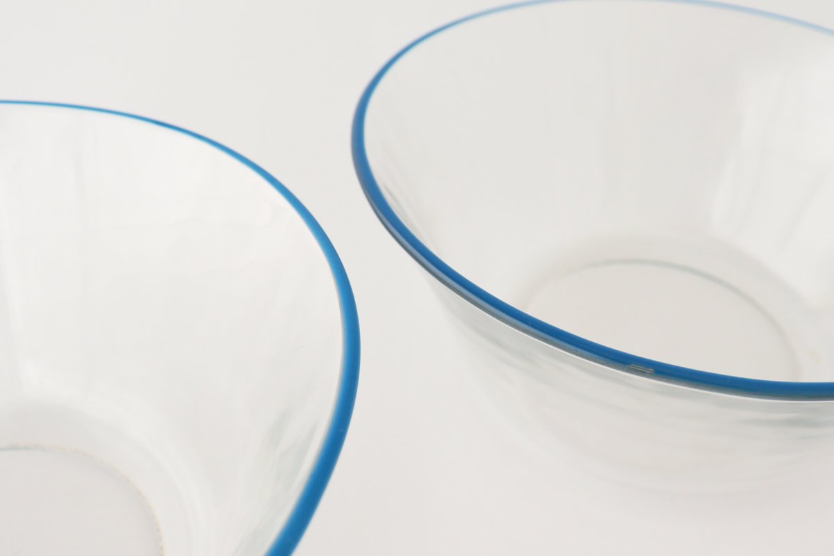 POTPURRI bitte Deep Glass Bowl Blue 17㎝/6.7in | Serving Bowl