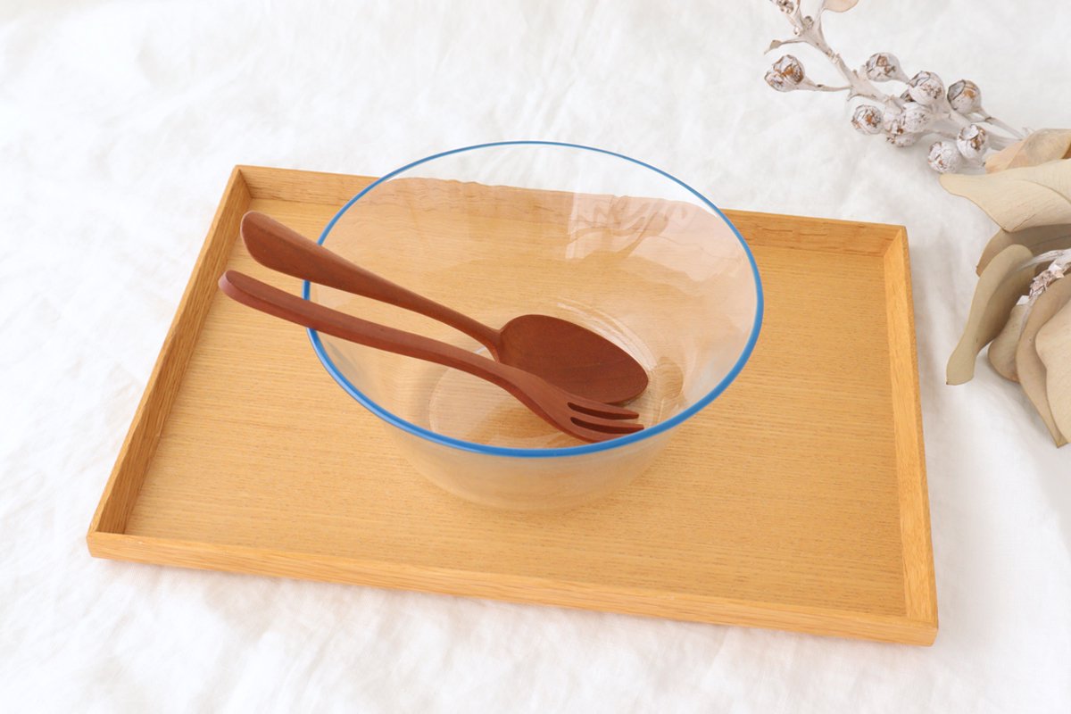 POTPURRI bitte Deep Glass Bowl Blue 17㎝/6.7in | Serving Bowl
