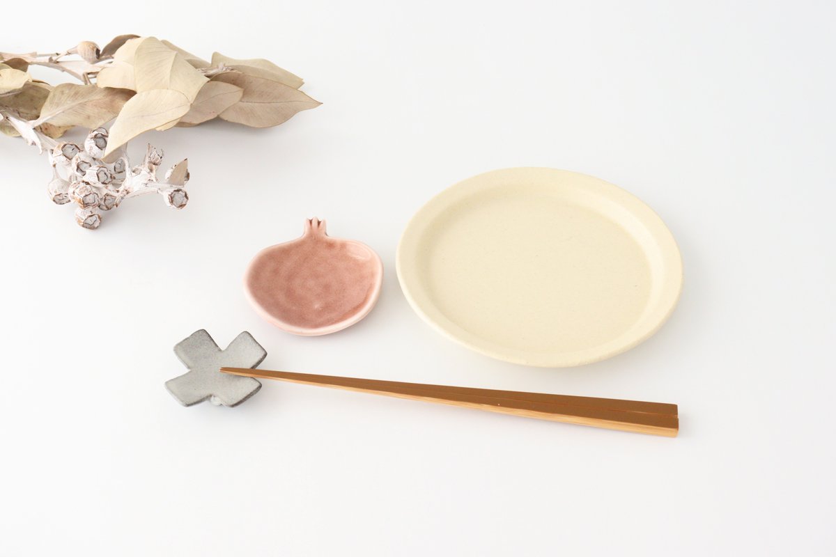 POTPURRI Sauce Plate Pomegranate Red
