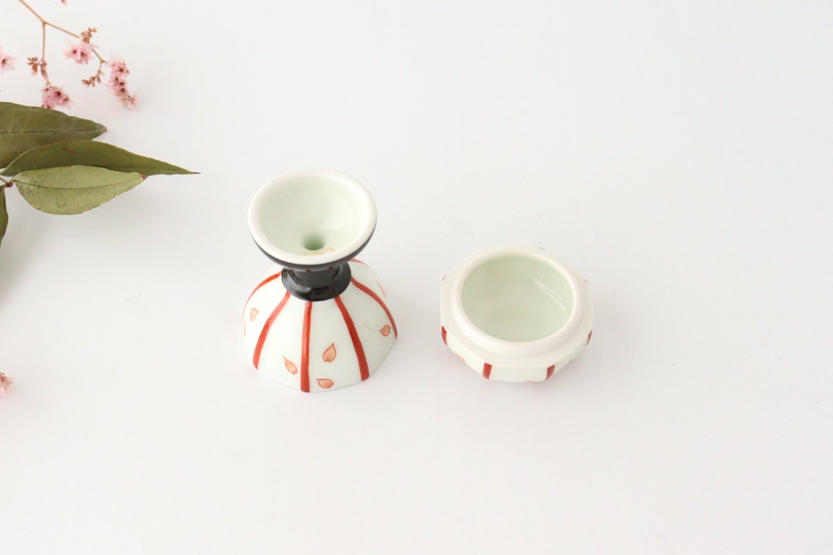 Bowl with Lid Blossom Bonbori-shape | Serving Bowl Arita Ware