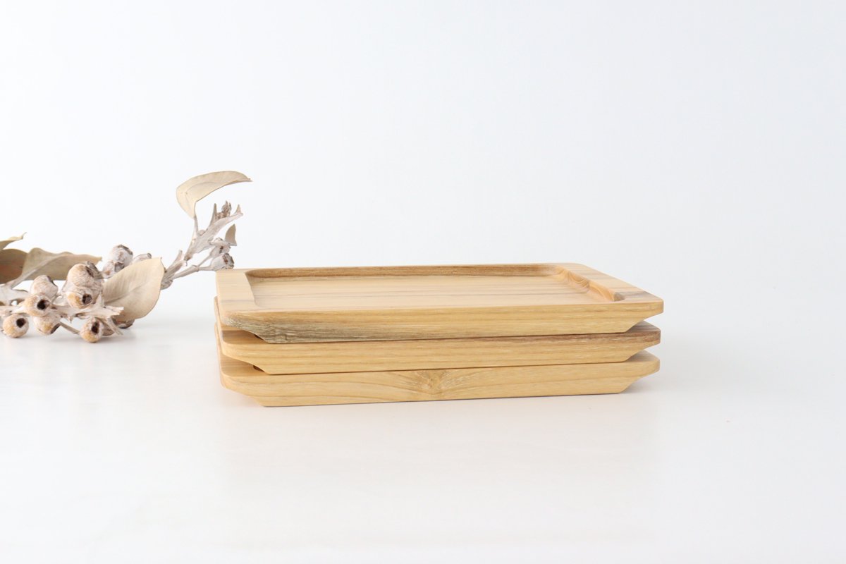 TOUGEI Wooden Tray Obon S