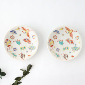 Seikou Kiln Lucky Small Plate Treasure|Kutani Ware-Detail10