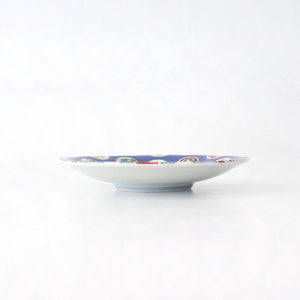 Seikou Kiln Lucky Small Plate Round Crest Pattern|Kutani Ware-Detail3