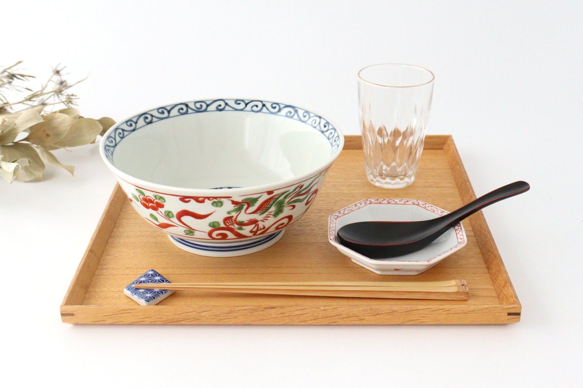 Noodle Bowl Phoenix | Ramen Bowl Hasami Ware