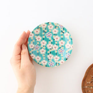 Seikou Kiln Lucky Small Plate Plum|Kutani Ware-Detail3