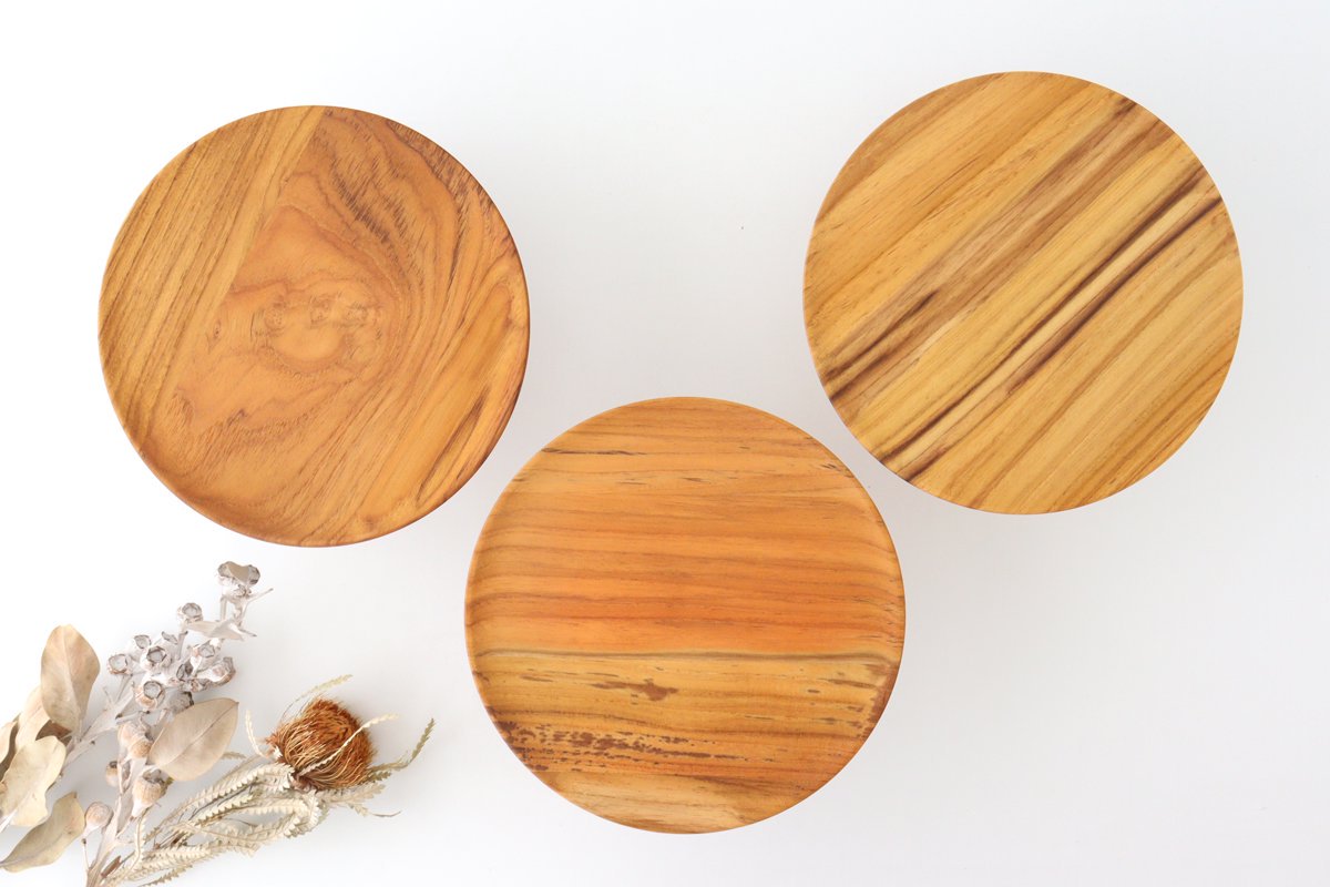 Cake Stand natural wood M