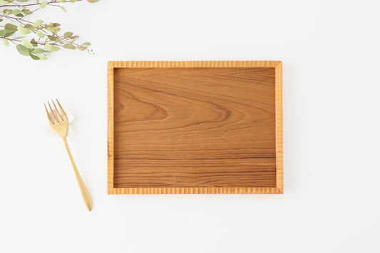 Stack Tray Obon M natural wood-TOP