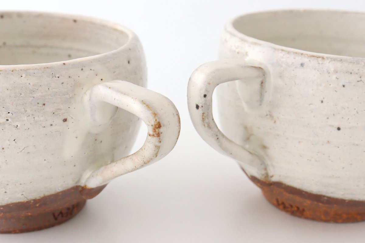 Soup Mug with Hands White | Mino Ware-Detail13