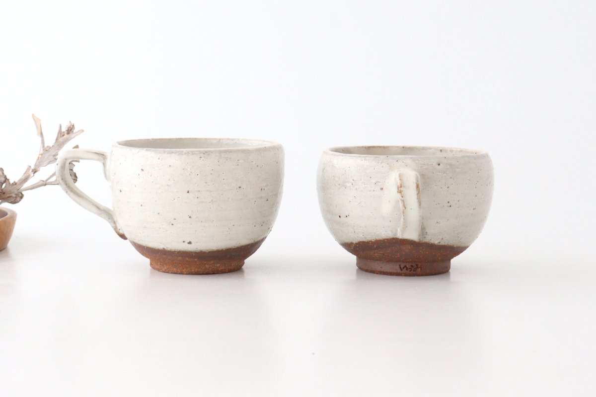 Soup Mug with Hands White | Mino Ware-Detail4