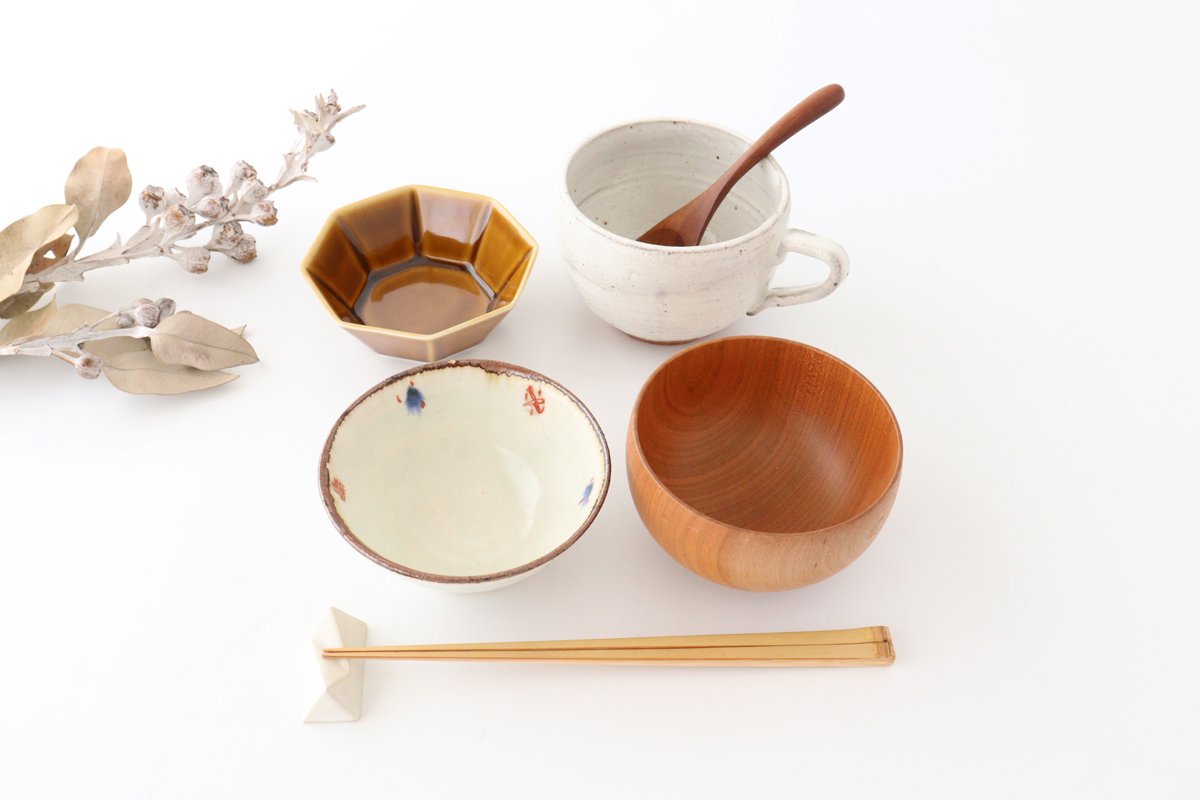 Soup Mug with Hands White | Mino Ware-Detail10