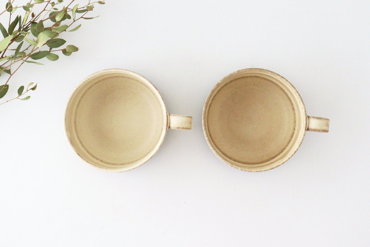 Stack Soup Cup Tobikanna Ivory | Mino Ware-Detail3