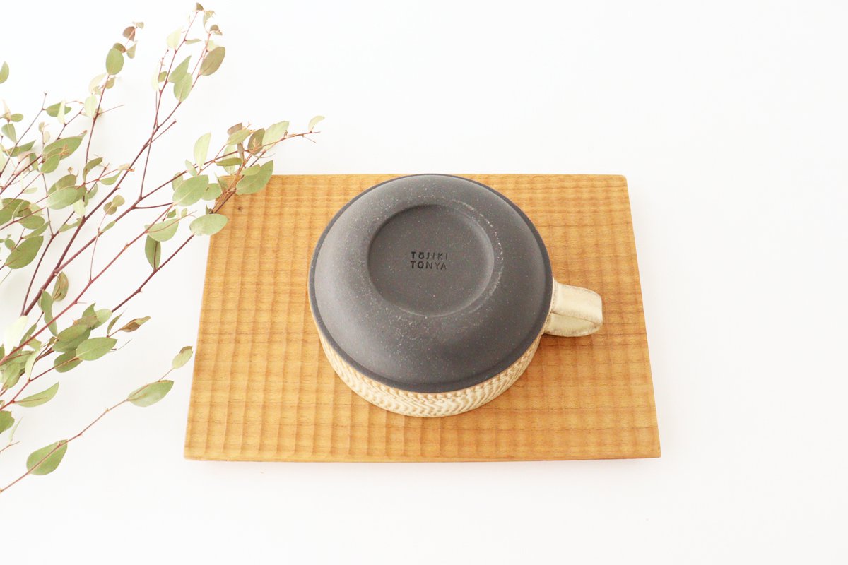 Stack Soup Cup Tobikanna Ivory | Mino Ware-Detail4