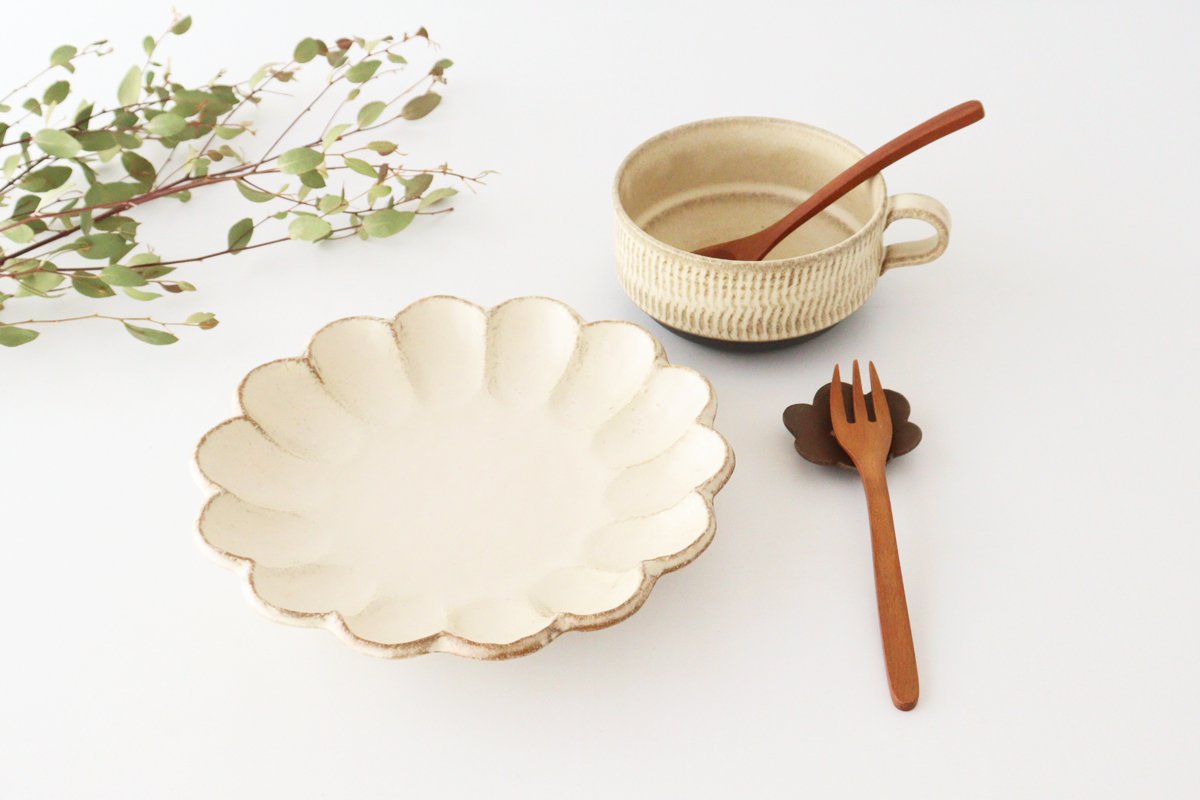 Stack Soup Cup Tobikanna Ivory | Mino Ware-Detail10