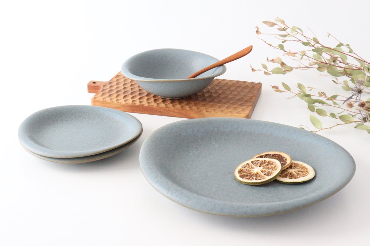 Cuore Flare Plate Dark Gray L | Mino Ware-Detail14