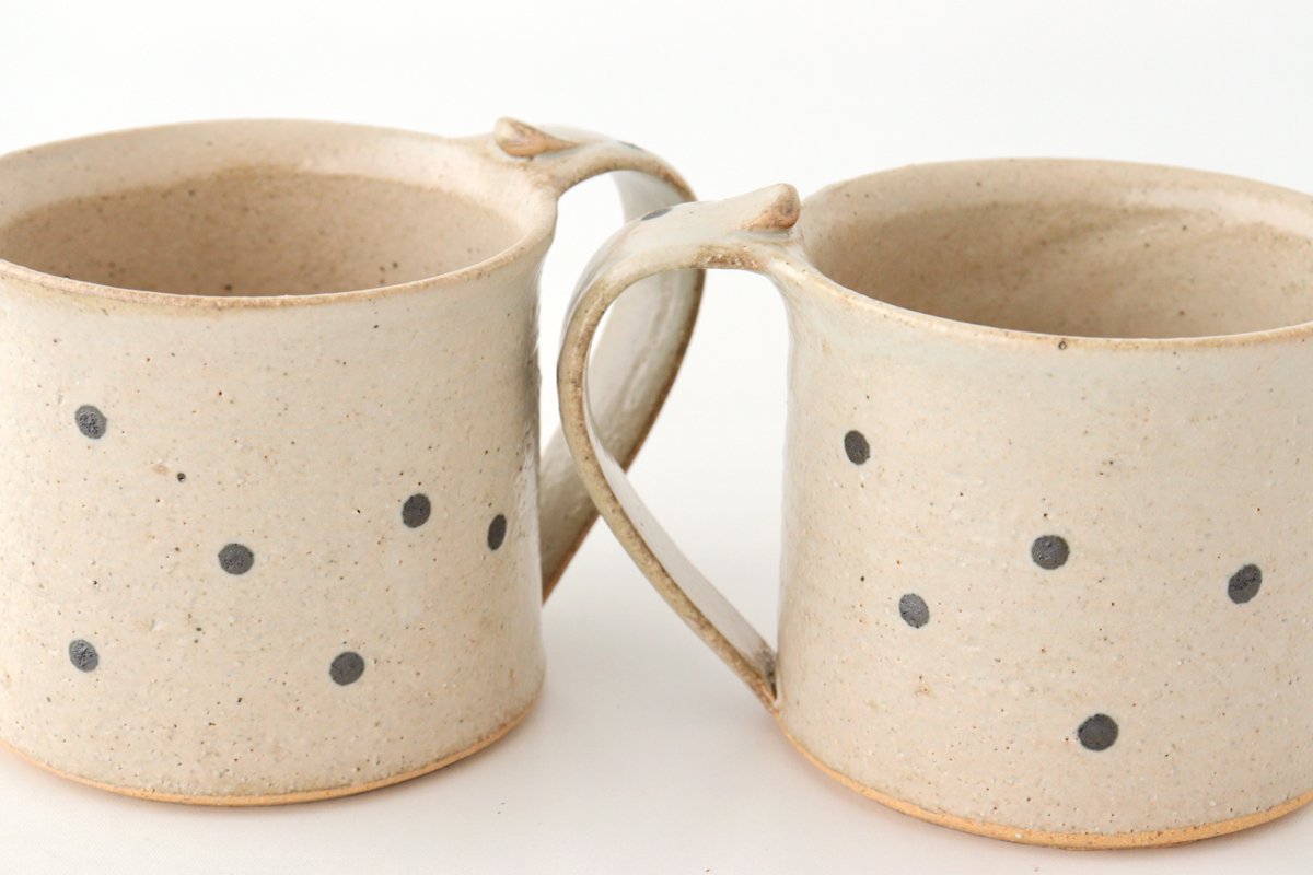 Mug Dot White | Shigaraki Ware-Detail2