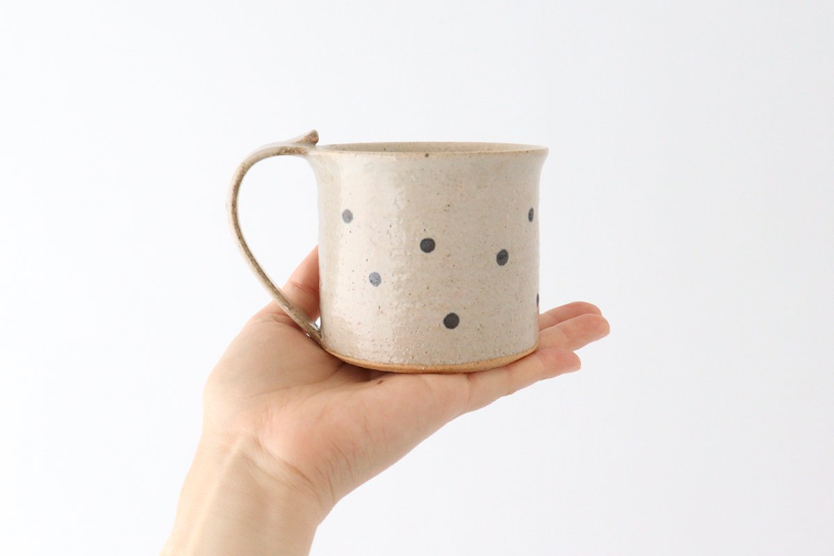 Mug Dot White | Shigaraki Ware-Detail4