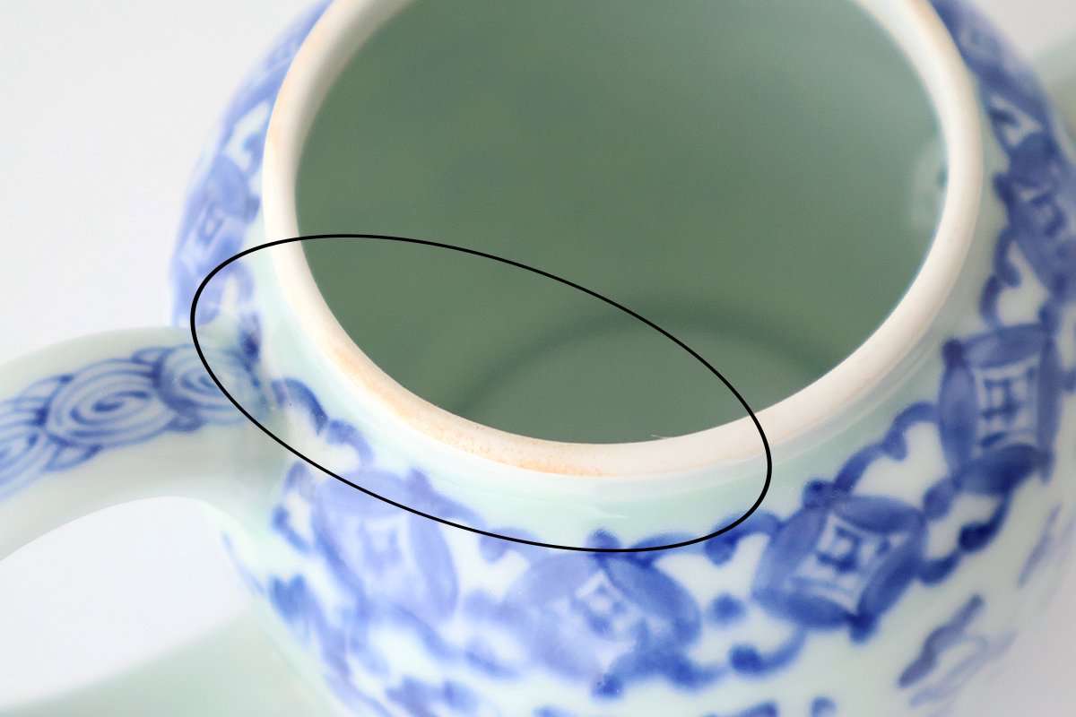 Japanese Teapot Cloisonné Flower Arabesque | Kyusu Arita Ware