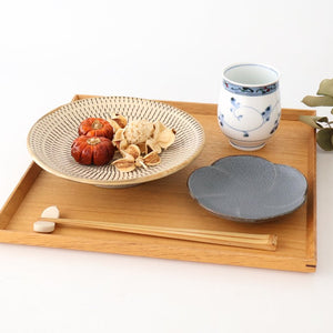 Japanese Cup Hand-drawn Arabesque Blue | Yunomi Hasami Ware-Detail9