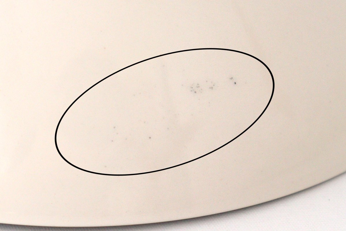 Fururu Rounbd Bowl Black Flower | Serving Bowl Hasami Ware