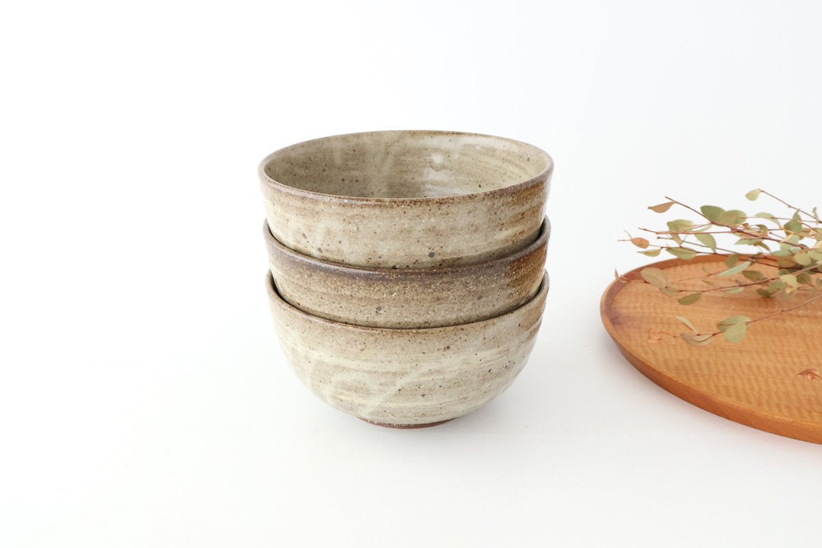 Donburi Bowl Gray Hakeme | Shigaraki Ware