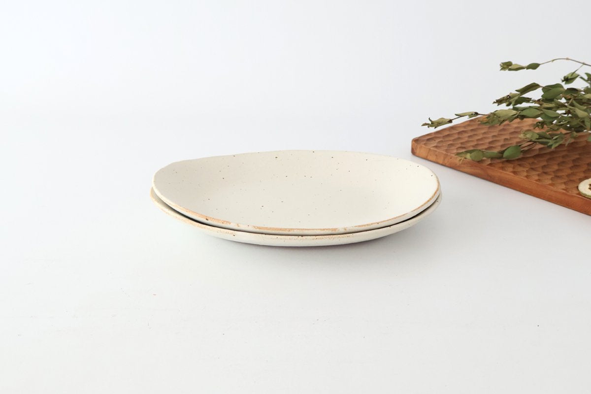Craft Ishikawa Oval Plate Okoge 21cm/8.3in | Banko Ware