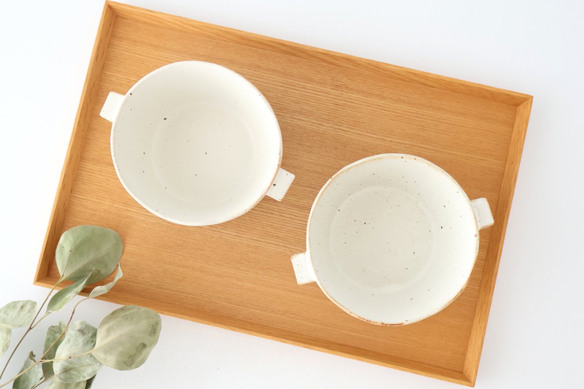 Craft Ishikawa Two Handed Soup Bowl L Okoge | Banko Ware-Detail2