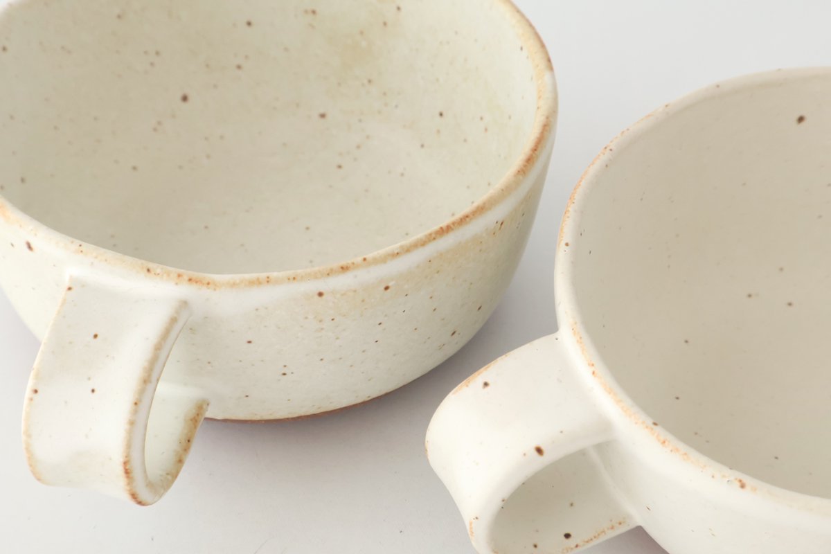 Craft Ishikawa Soup Bowl with Ears Okoge | Banko Ware-Detail12