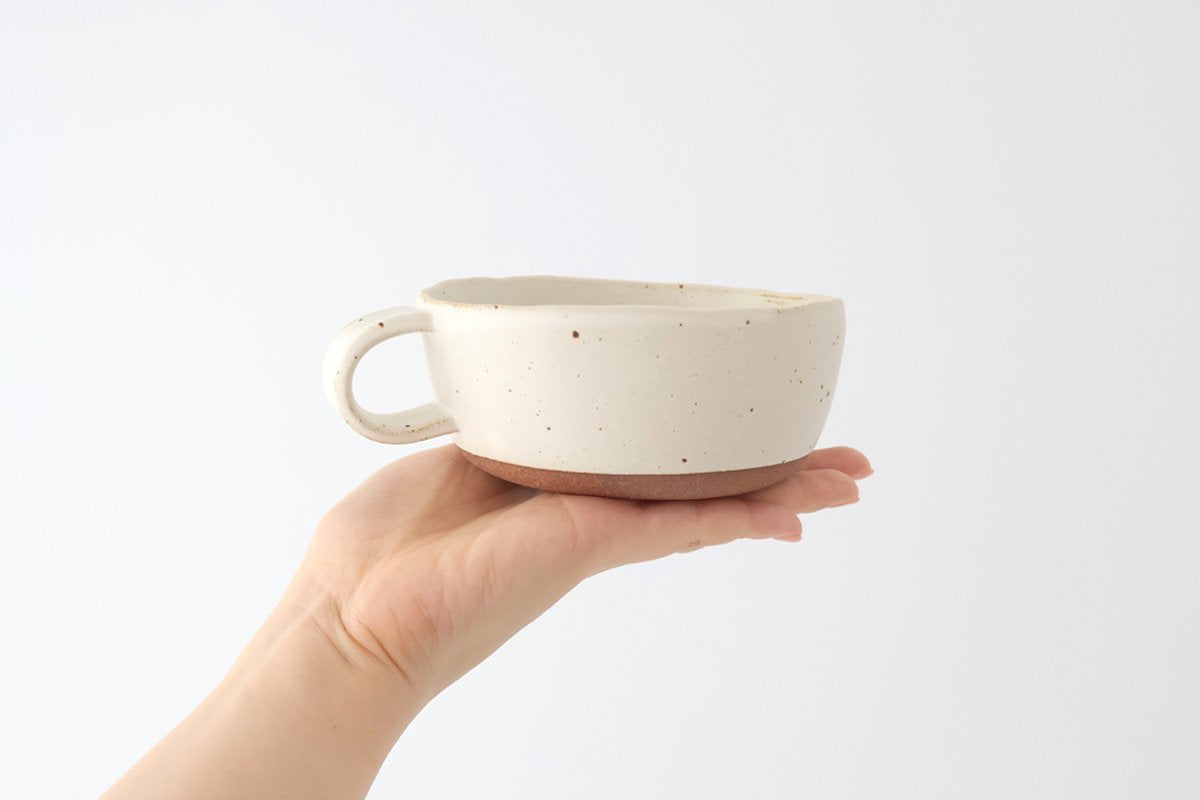 Craft Ishikawa Soup Bowl with Ears Okoge | Banko Ware-Detail14